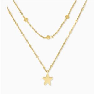 Jae Star Multi Strand Necklace in Gold